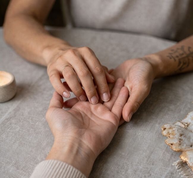 Caja quiromancia - Terapia + productos