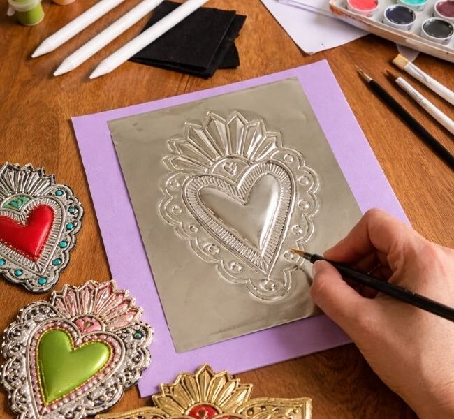 Caja repujado - Taller + materiales