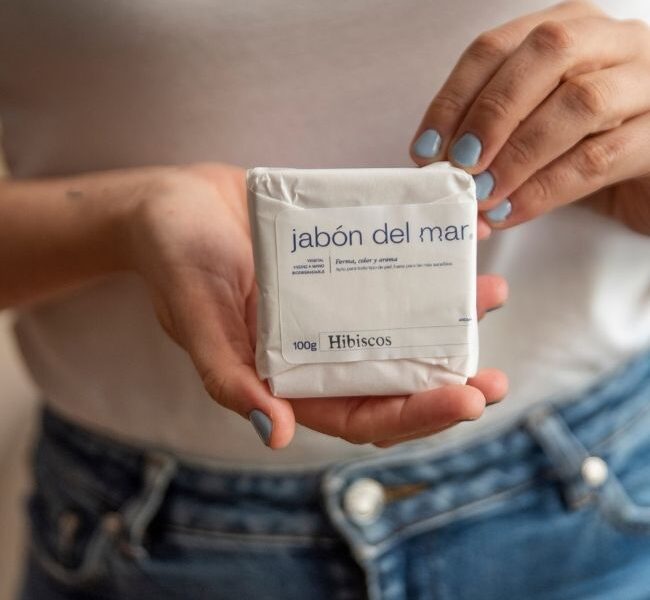 Jabón del mar - hibisco