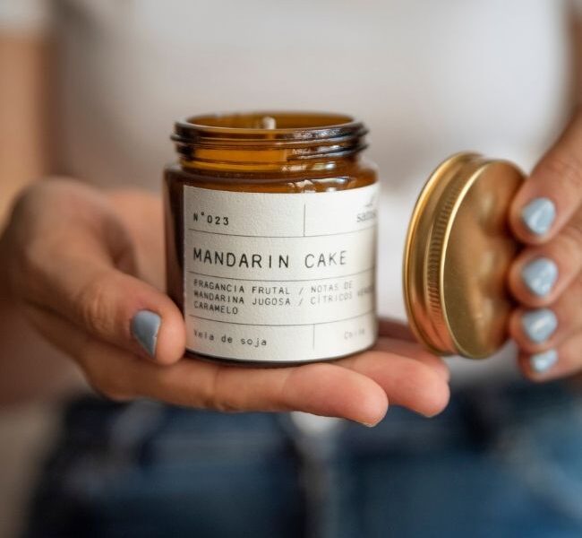 Vela de soja mandarin cake 100 ml