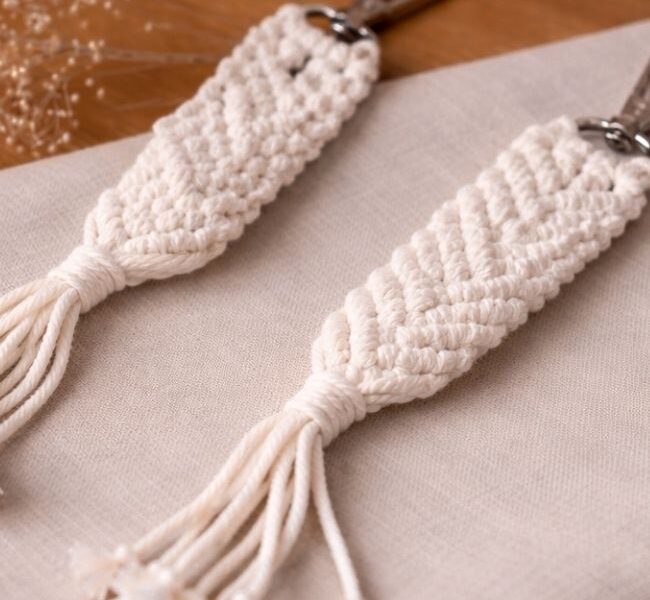 Llavero de macramé