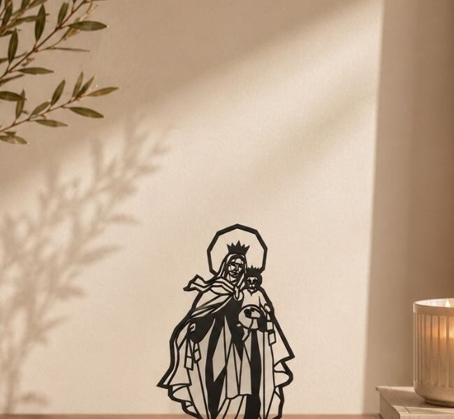Figura decorativa Virgen del Carmen