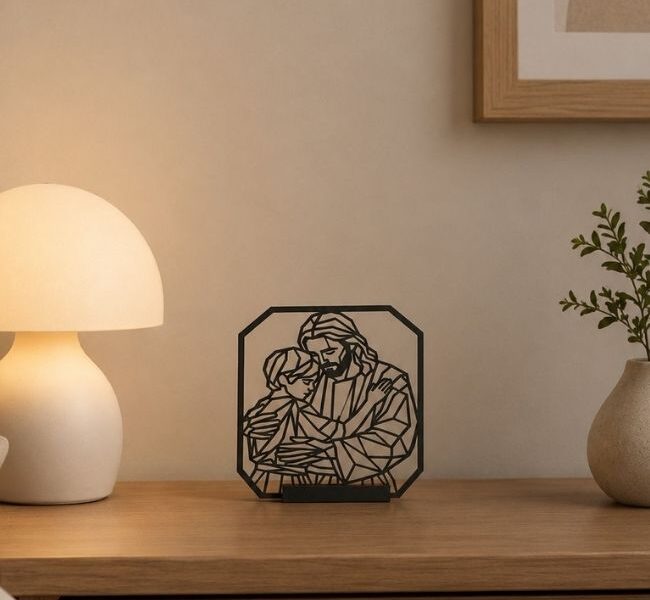 Figura decorativa Jesús y niño